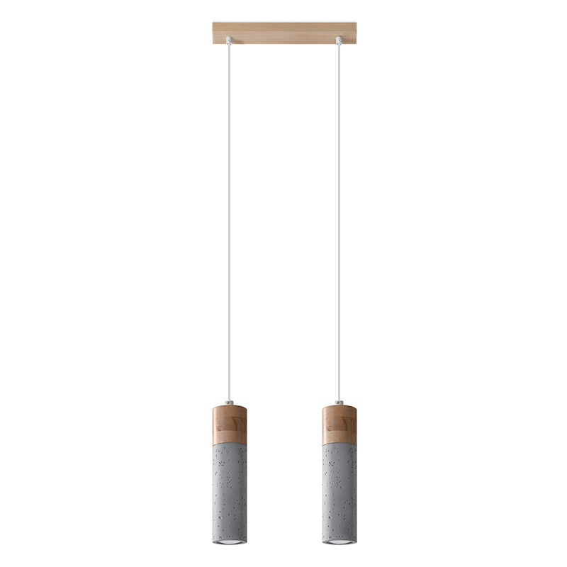 Betonowa lampa wisząca brązowa, Ferron