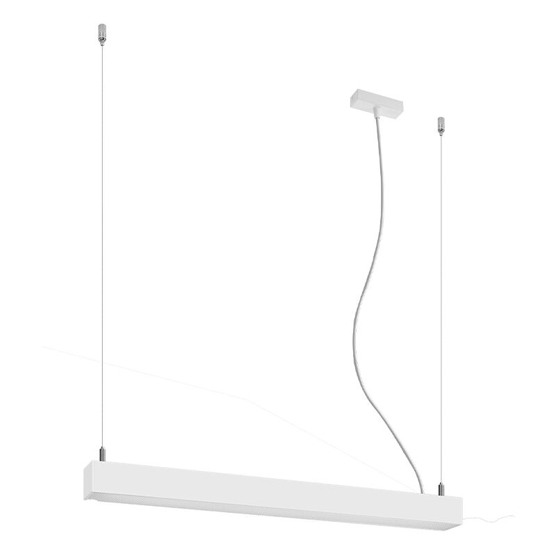 Aluminiowa lampa wisząca biała, Mascha, 22W, 3000K LED