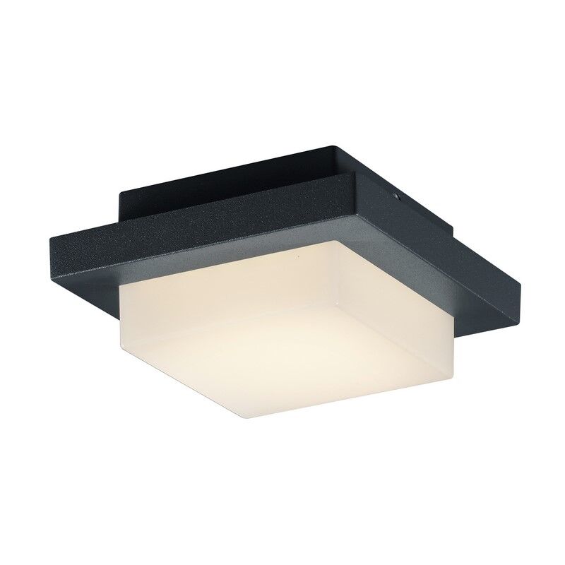 Antracytowa lampa zewnętrzna aluminiowa, Bletchley, 3,5W, 3000K LED, IP54