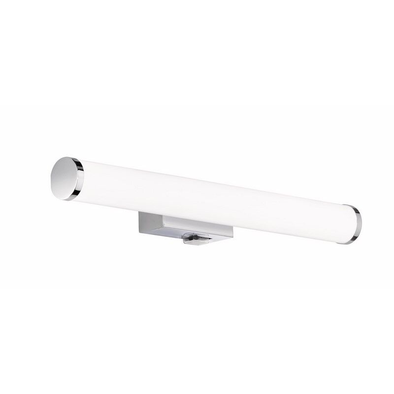 Chromowany oświetlenie lustra nowoczesny, Staby, 4,3W, 3000K LED, IP44, z przełącznik