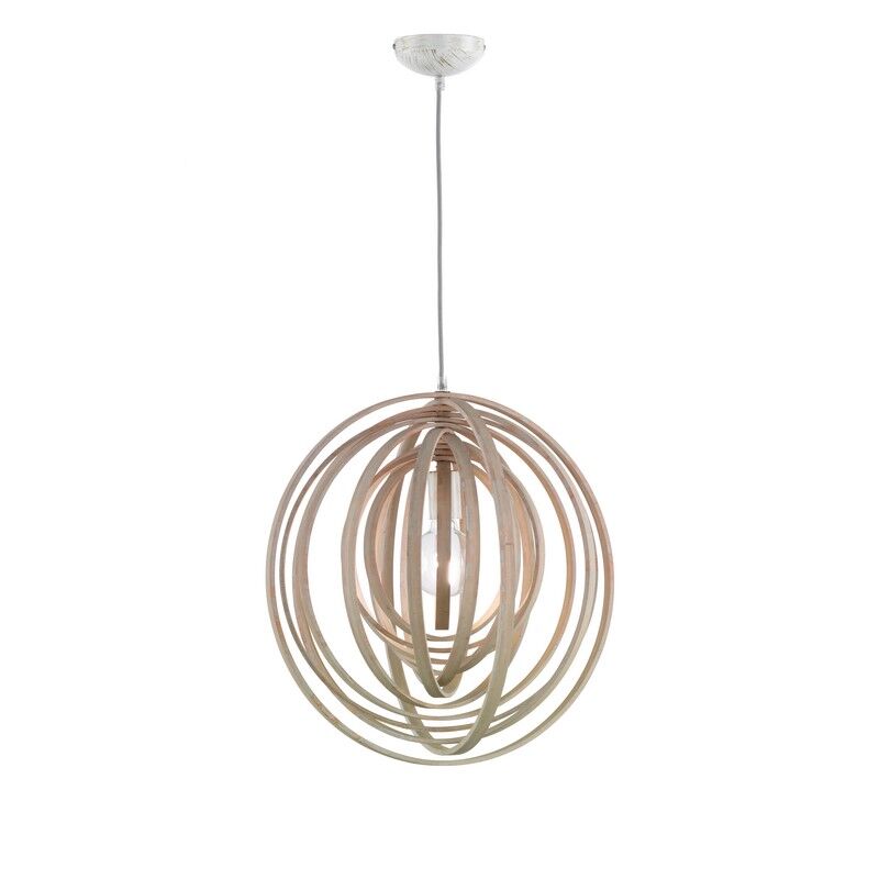 Drewniana lampa wisząca nowoczesna, Xoelle