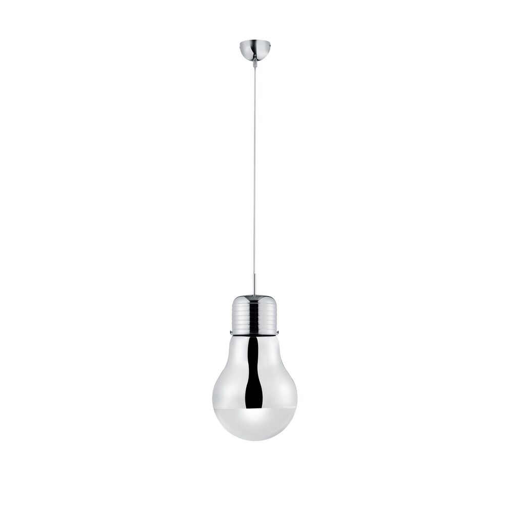 Chromowana lampa wisząca design, Laryssa