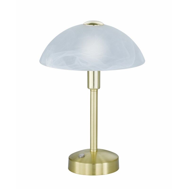 Mosiądz lampa biblioteczna klasyczna, Notaris, 4W, 3000K LED, z przełącznik