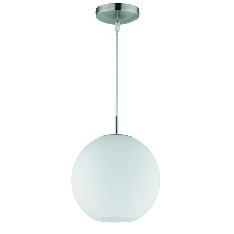 Biała lampa wisząca design, Riley