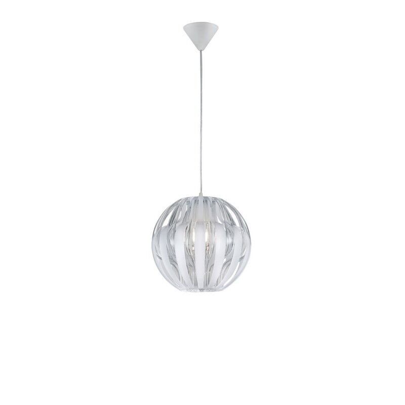 Biała lampa wisząca nowoczesna, Yannay