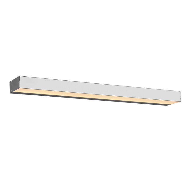 Chromowany kinkiet łazienkowy nowoczesny, Basma, 8W, 3000K LED, IP44