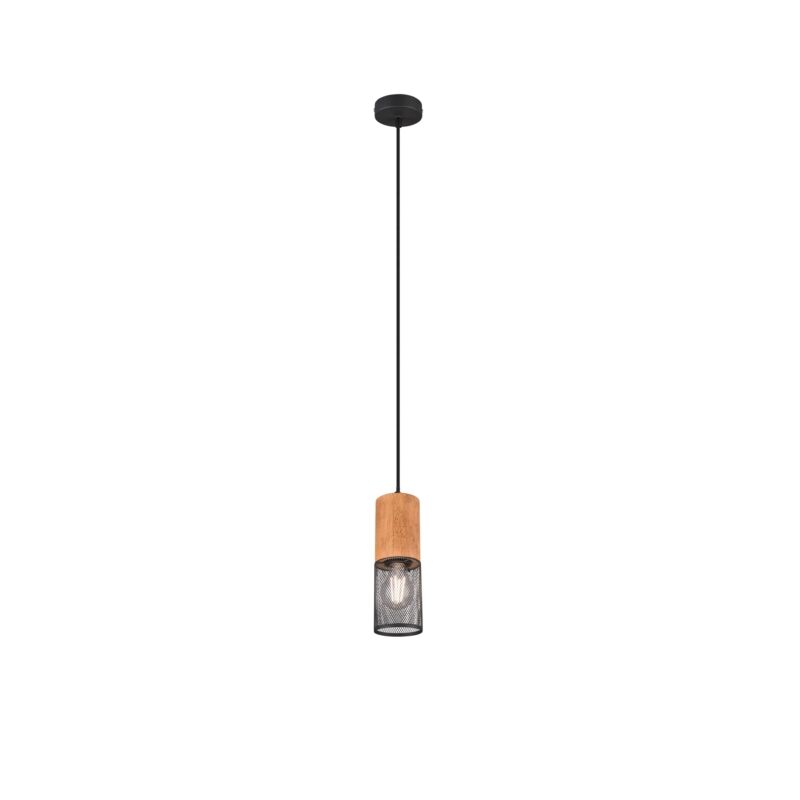 Czarna lampa wisząca vintage, Jessica