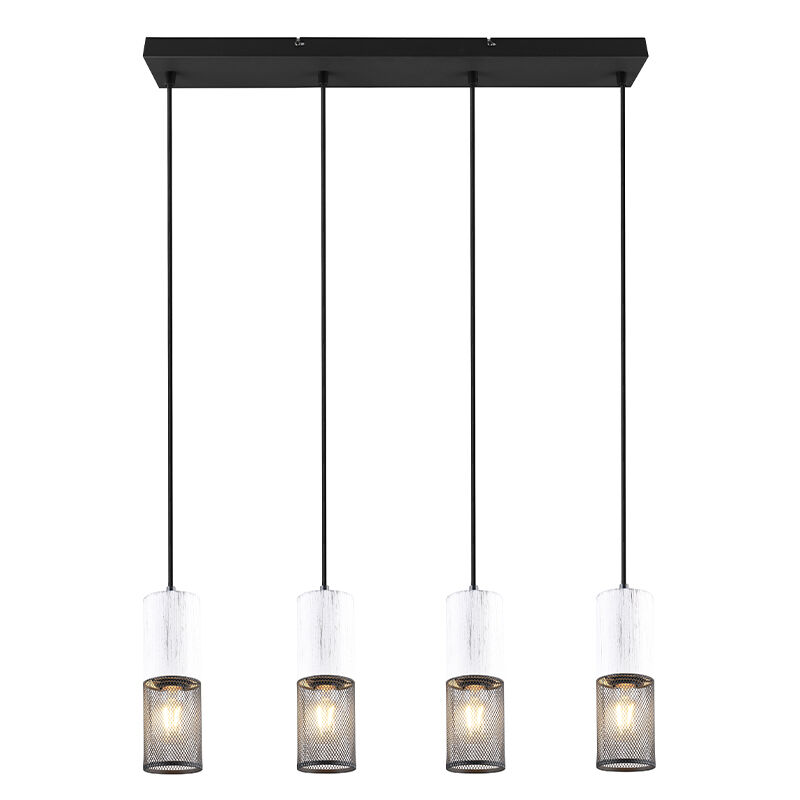 Czarna lampa wisząca vintage, Marjet