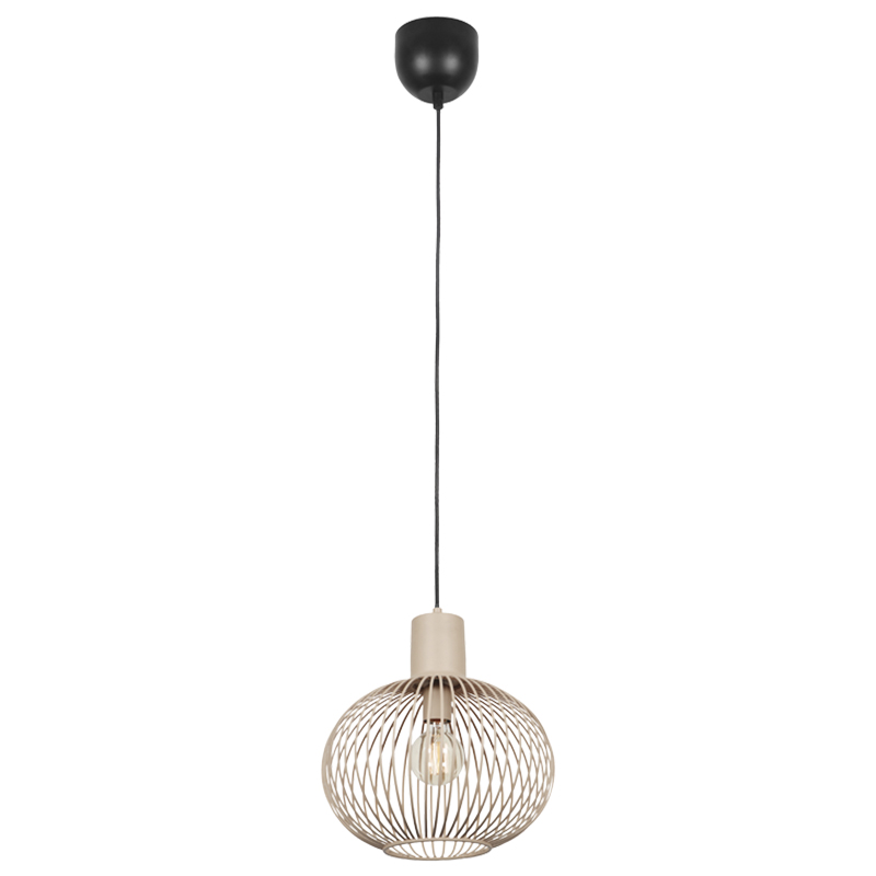 Beżowa lampa wisząca industrialna, Gjalt