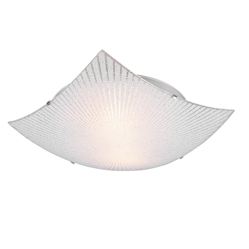 Chromowany plafon sufitowy metalowy, Quinten