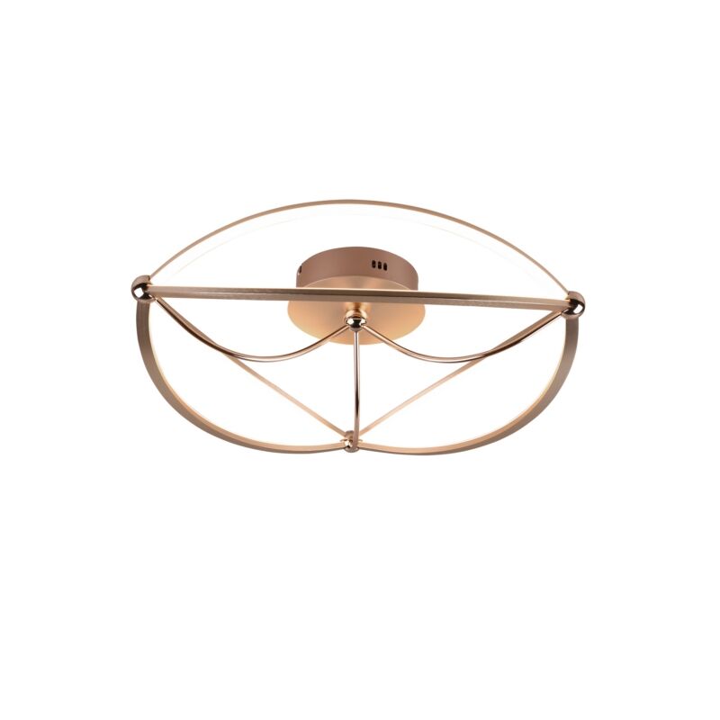 Mosiądz plafon sufitowy nowoczesny, Remy, 42W, 3000K LED