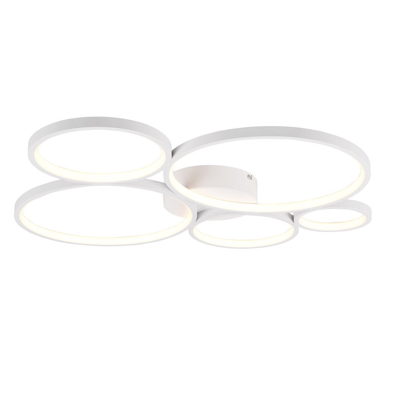 Biały plafon sufitowy nowoczesny, Robon, 49W, 3000K LED