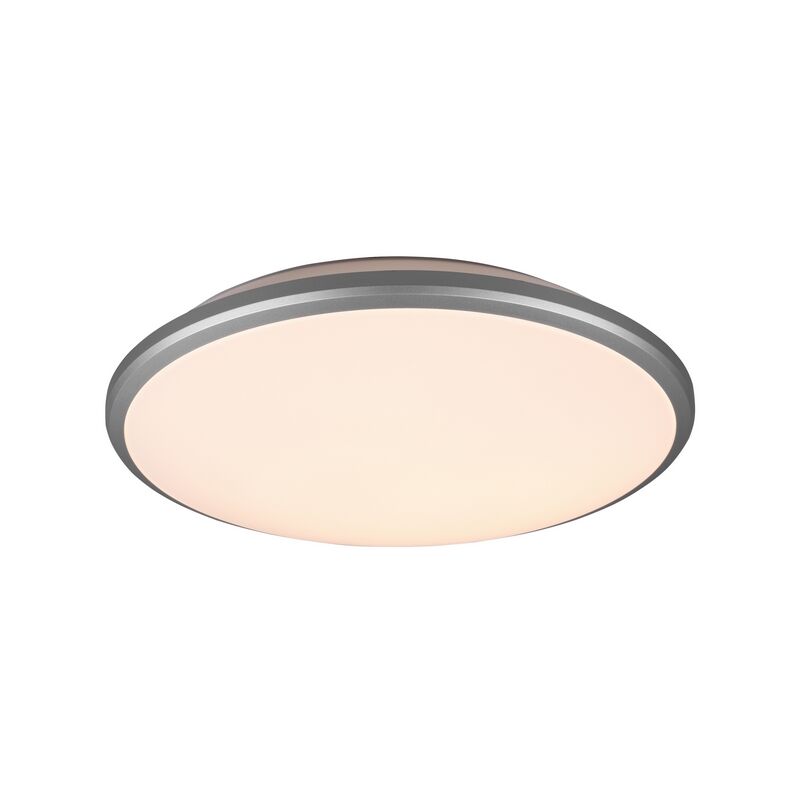 Szary plafon sufitowy nowoczesny, Celine, 20W, 3000K LED, ściemniana w 3 krokach