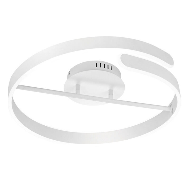 Biały plafon sufitowy design, Resy, 37W, 4000K LED, ściemniana w 3 krokach