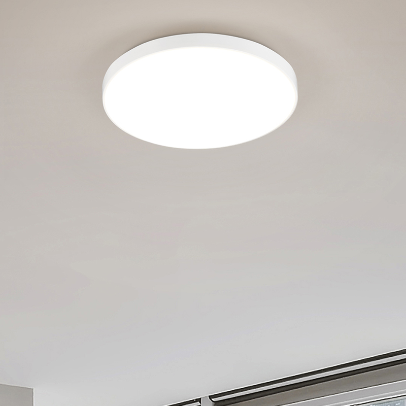 Biały plafon sufitowy plastikowy, Sharde, 18W, 4000K LED, IP44