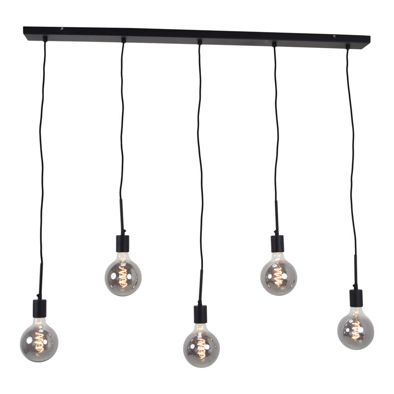 Industrialna lampa wisząca czarna, Bolb