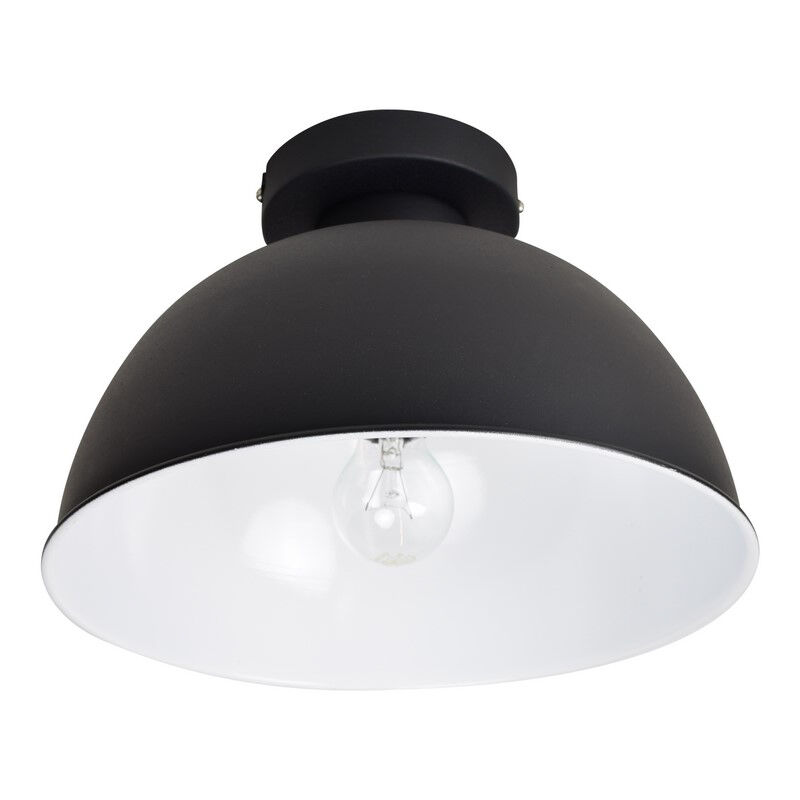 Industrialna lampa sufitowa czarna, Redon