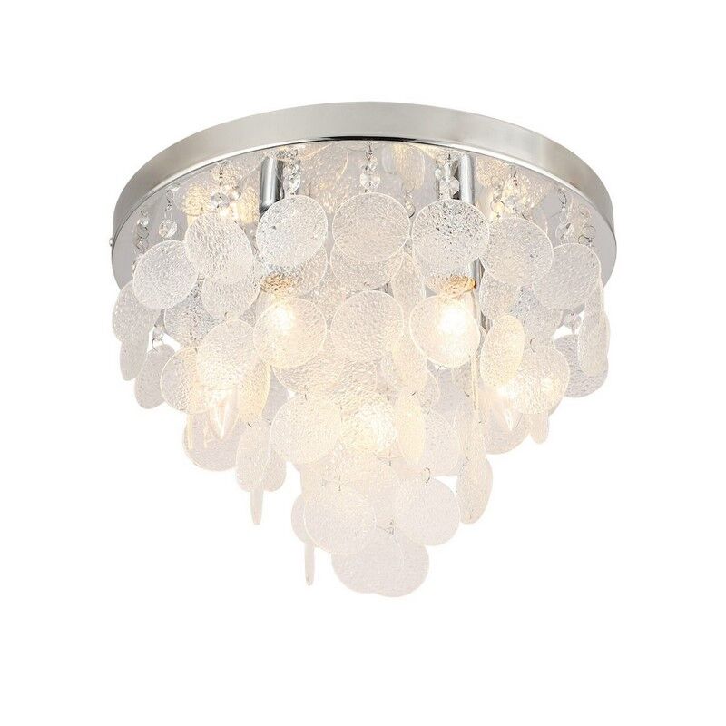 Design plafon sufitowy chromowany, Mirac
