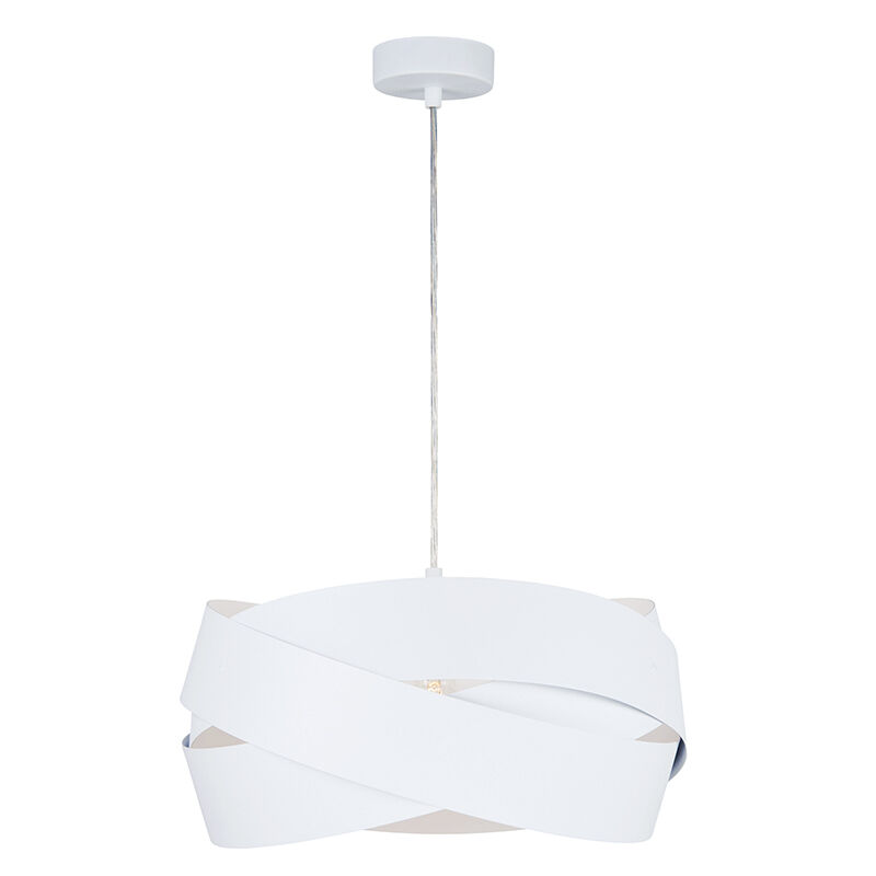 Nowoczesna lampa wisząca biała, Tanno