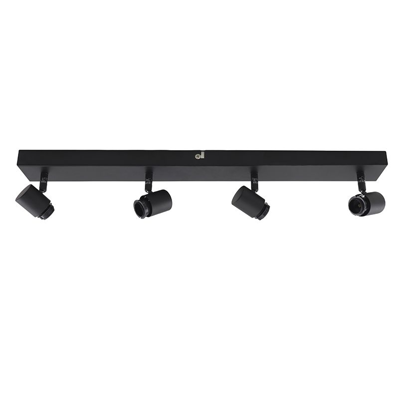 Aluminiowa rozeta do lamp czarna, Rika