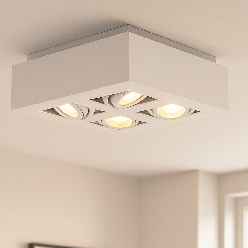 Nowoczesna oprawa natynkowa biała, Akira Nowoczesna oprawa natynkowa biała, Akira