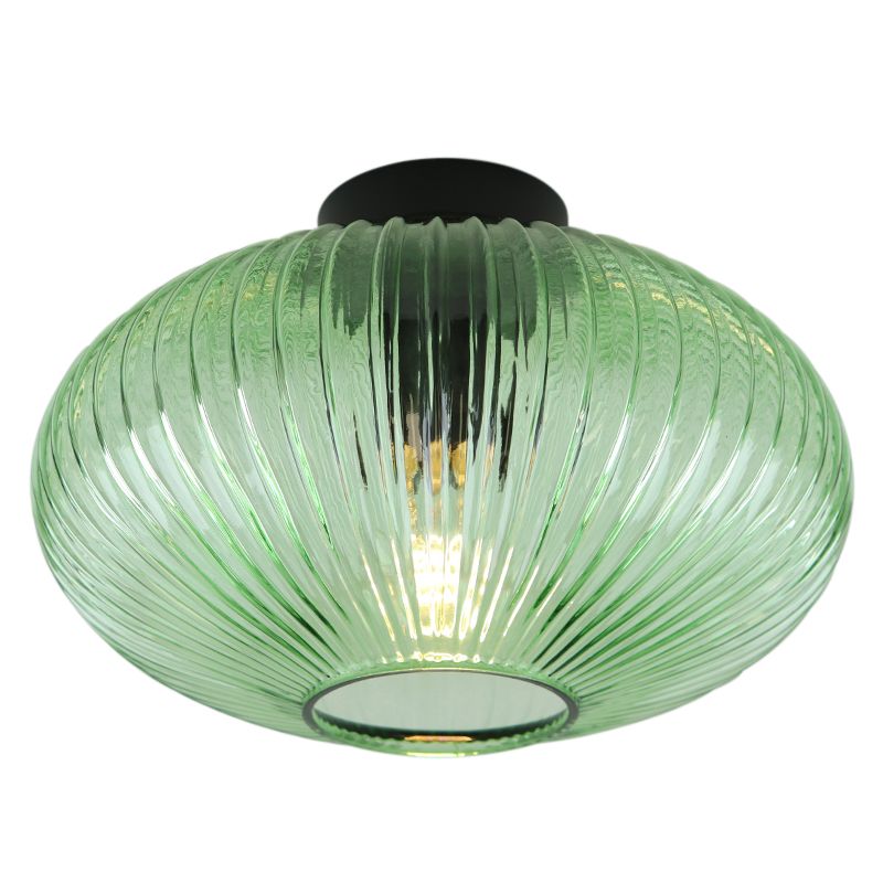 Retro plafon sufitowy zielony, Charlois Retro plafon sufitowy zielony, Charlois