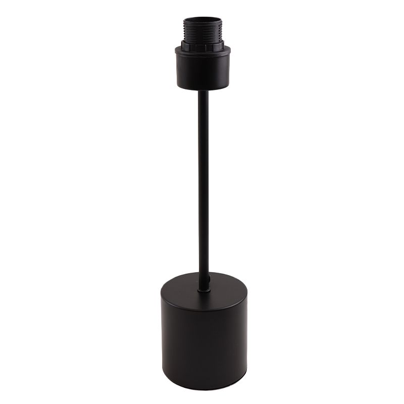 Aluminiowa lampa stołowa bez abażur czarna, Rika, z przełącznik Aluminiowa lampa stołowa bez abażur czarna, Rika, z przełącznik