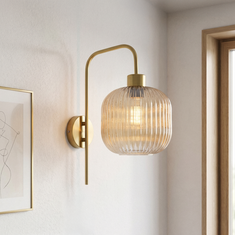 Design kinkiet bursztynowy, Charlois Design kinkiet bursztynowy, Charlois