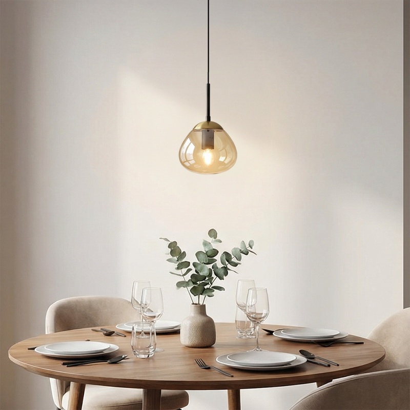 Design lampa wisząca bursztynowa, Sedef