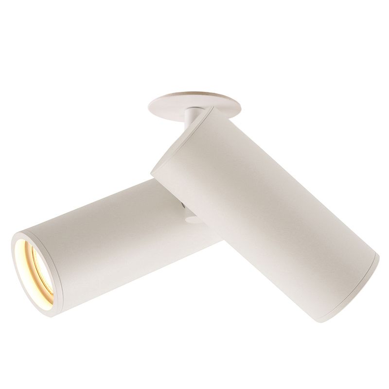 Nowoczesna oprawa sufitowa wpuszczana biała, Nadi