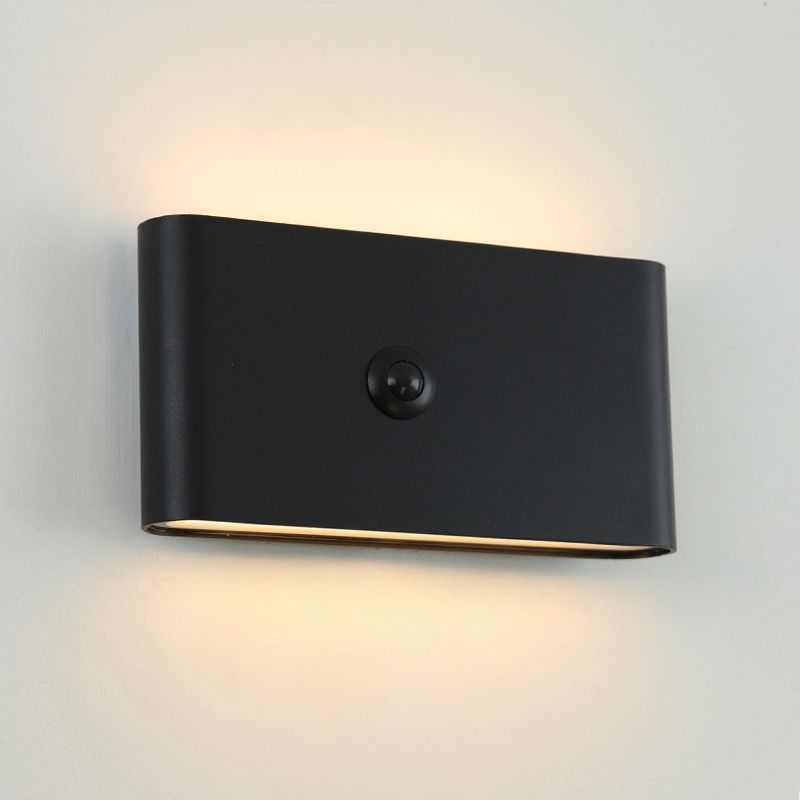 Nowoczesny kinkiet akumulatorowy czarny, Rodigo, 1W, 3000K LED, IP44