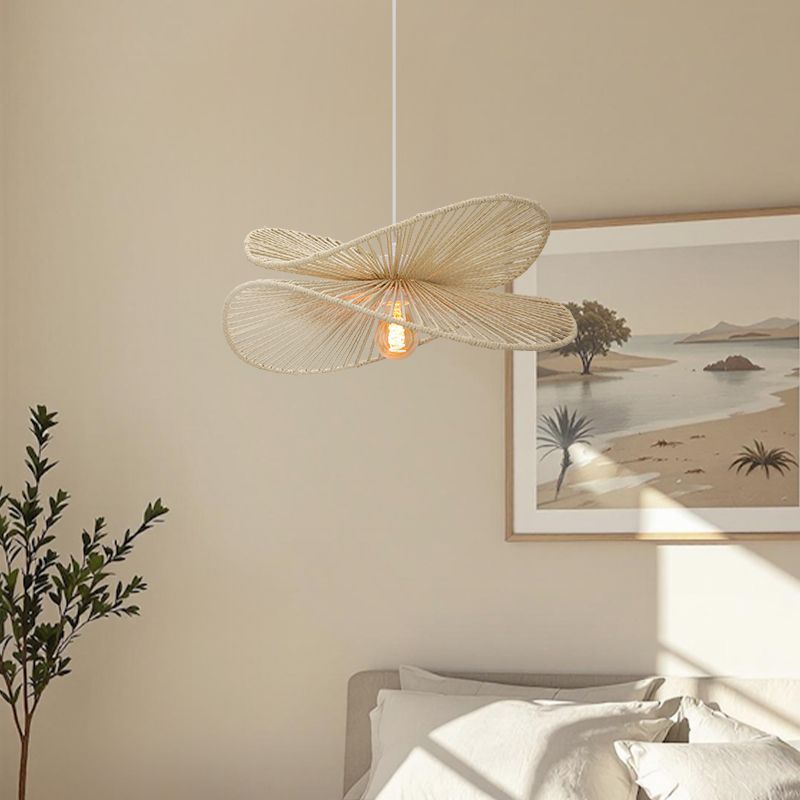 Papierowa lampa wisząca beżowa, Rosalie Papierowa lampa wisząca beżowa, Rosalie