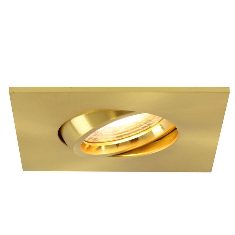 Nowoczesna oprawa podtynkowa łazienkowa mosiądz, Jill, IP65