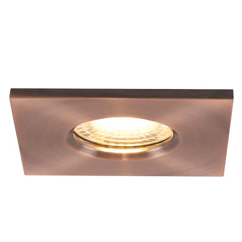 Nowoczesna oprawa podtynkowa łazienkowa miedziana, Jule, IP65 Nowoczesna oprawa podtynkowa łazienkowa miedziana, Jule, IP65