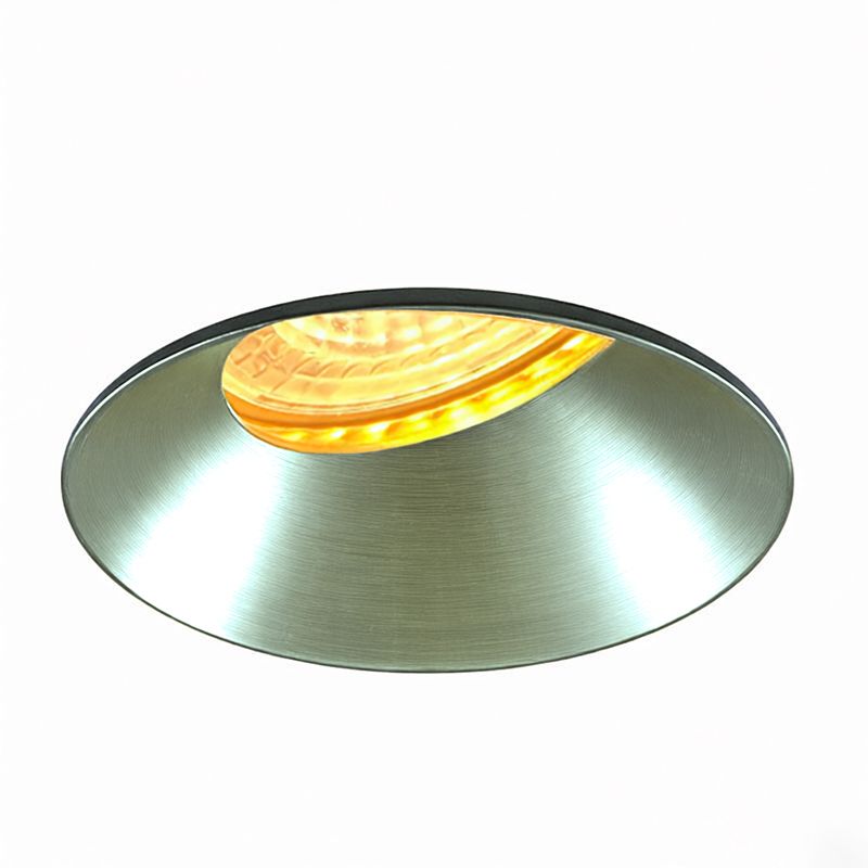 Aluminiowa oprawa sufitowa wpuszczana trimless brązowa, Sanaz