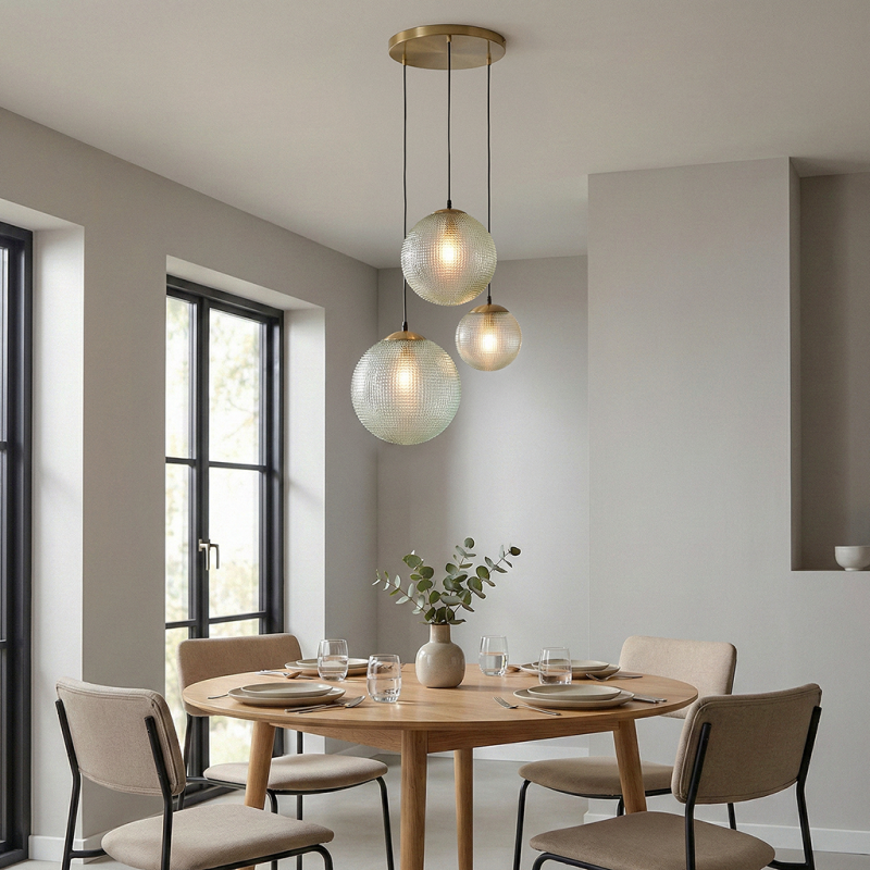 Design lampa wisząca zielona, Dolf
