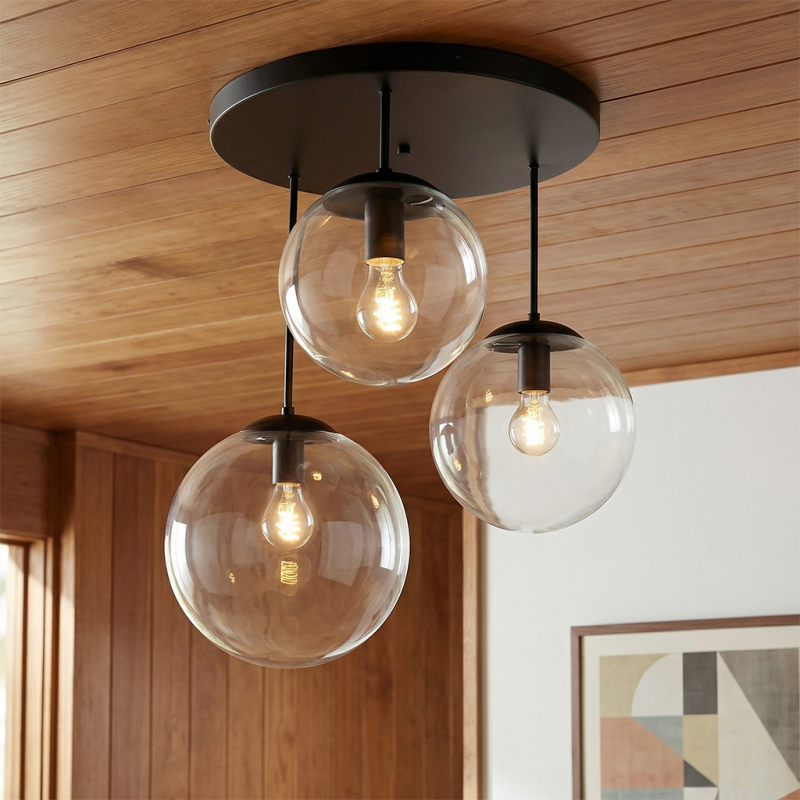 Design lampa sufitowa przezroczysta, Dolf