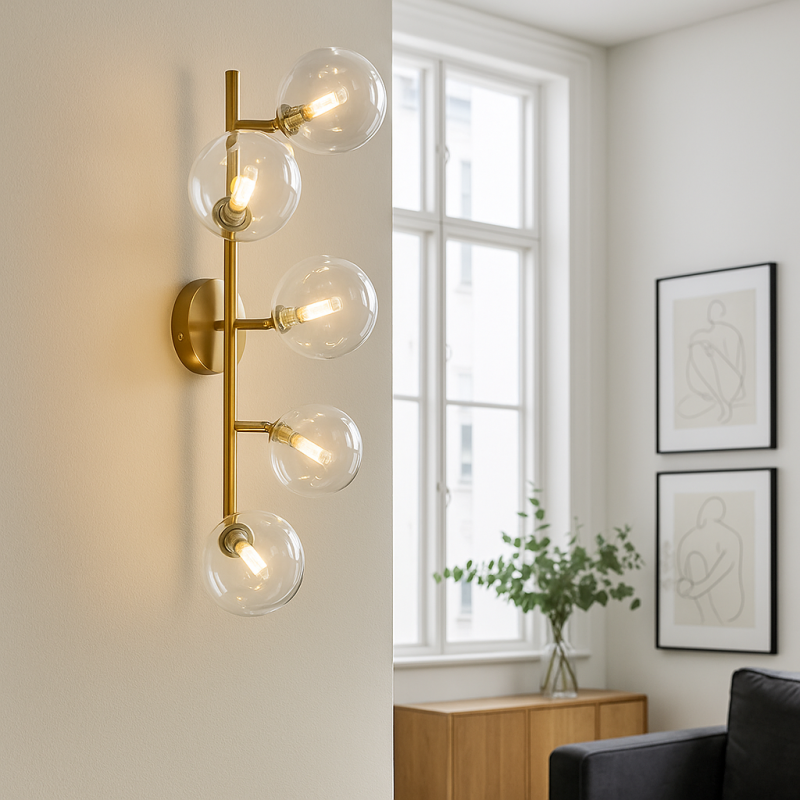 Design kinkiet przezroczysty, Remo