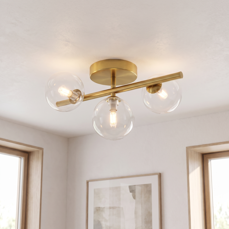 Design lampa sufitowa przezroczysta, Remo