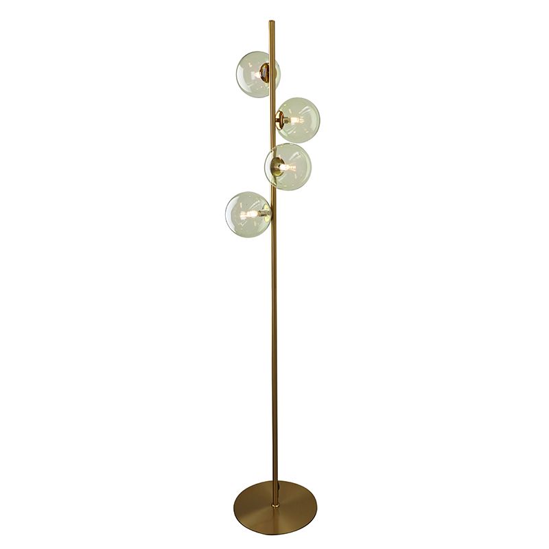 Design lampa stojąca zielona, Remo, z przełącznik Design lampa stojąca zielona, Remo, z przełącznik