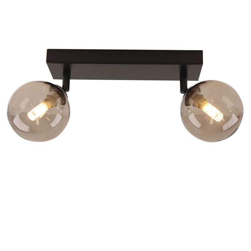 Nowoczesna lampa łazienkowa sufitowa bursztynowa, Amer, IP44