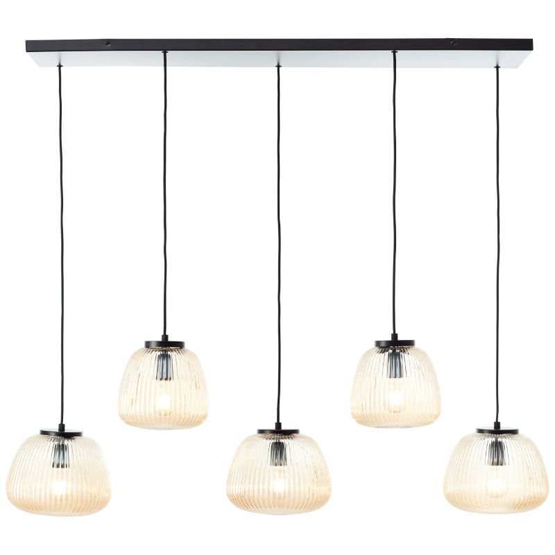 Retro lampa wisząca bursztynowa, Neha Retro lampa wisząca bursztynowa, Neha
