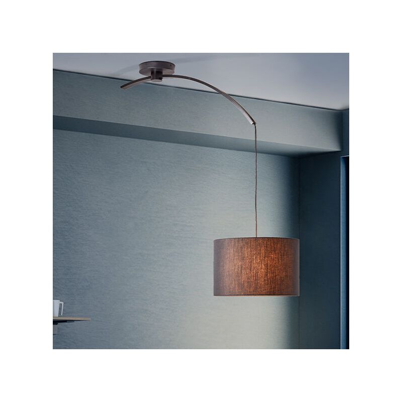 Nowoczesna lampa wisząca nad stół do jadalni czarna, Bernice