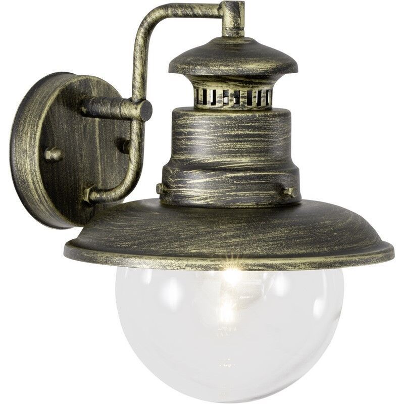 Rustykalna lampa zewnętrzna złota, Jaelin, IP44 Rustykalna lampa zewnętrzna złota, Jaelin, IP44