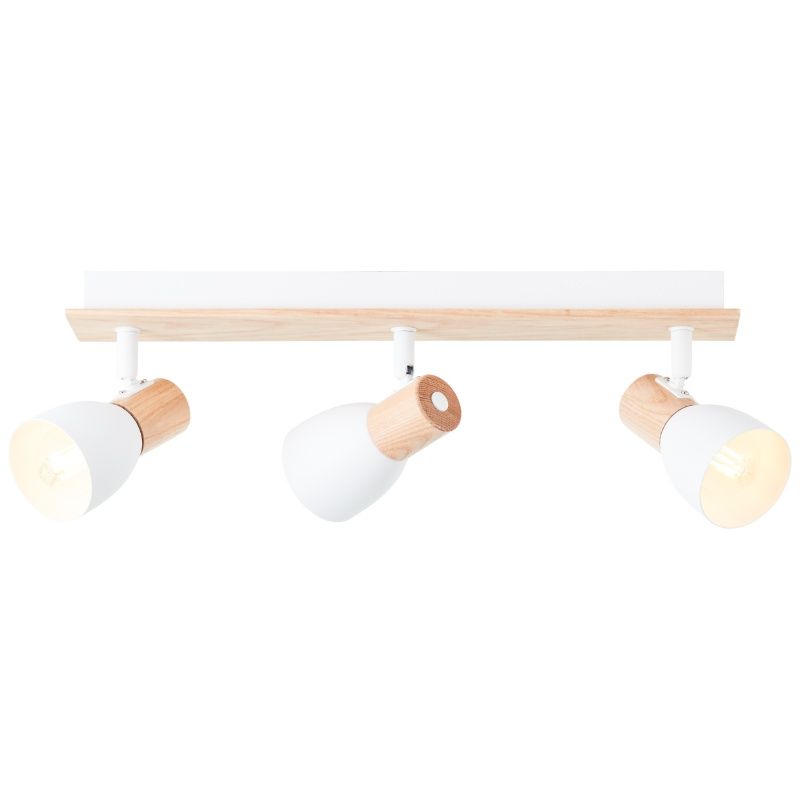 Rustykalny spot sufitowy biały, Tyrone