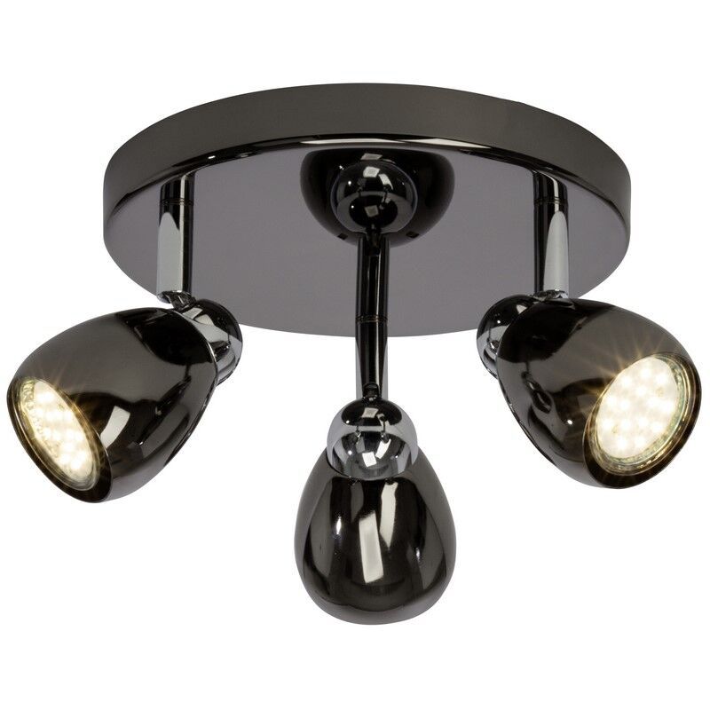 Metalowa lampa sufitowa czarna, Khadra, 3W, 3000K LED Metalowa lampa sufitowa czarna, Khadra, 3W, 3000K LED