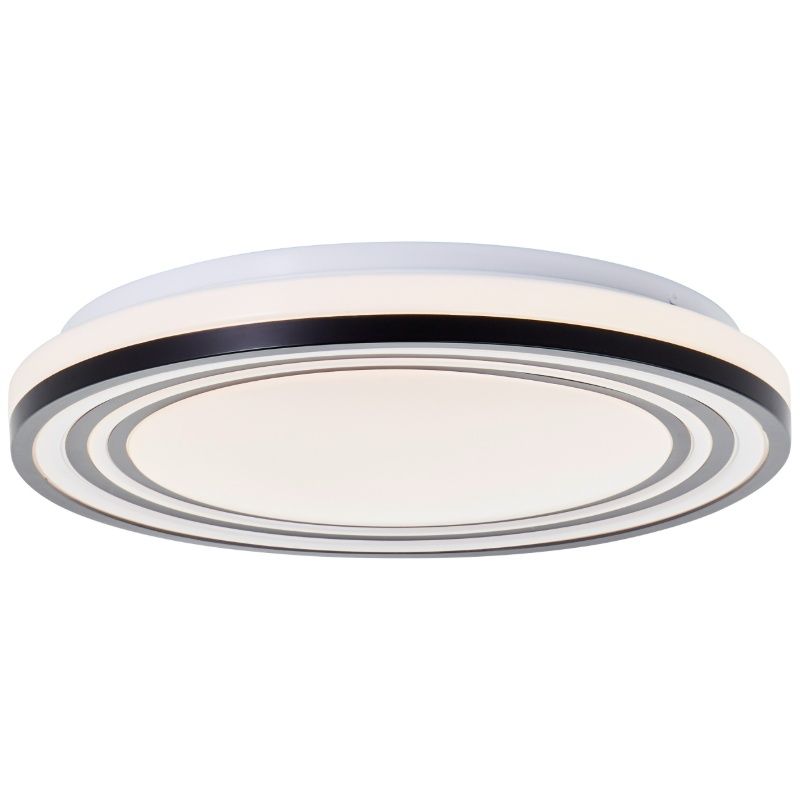 Nowoczesna lampa sufitowa czarna, Merlijn, 24W, 3000K LED Nowoczesna lampa sufitowa czarna, Merlijn, 24W, 3000K LED