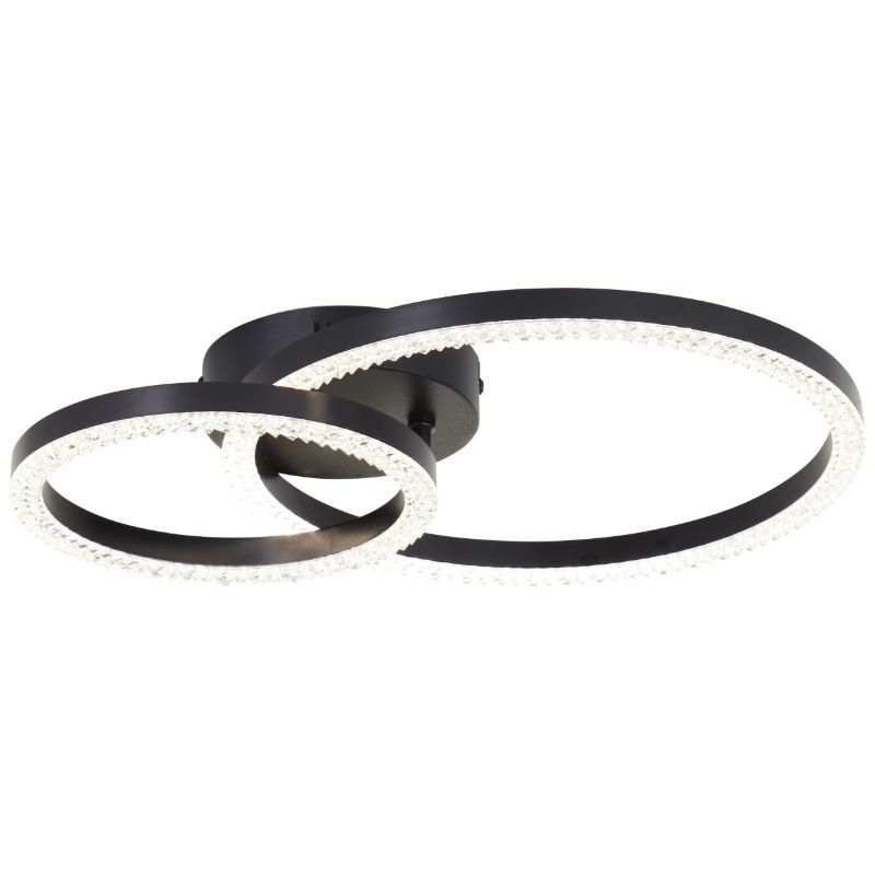 Design lampa sufitowa czarna, Maladon, 20W, 4000K LED Design lampa sufitowa czarna, Maladon, 20W, 4000K LED