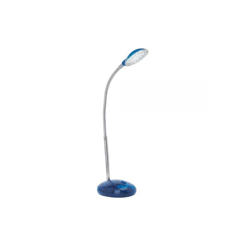 Plastikowa lampa biurkowa niebieska, Marenthe, 2W, 6000K LED, z przełącznik Plastikowa lampa biurkowa niebieska, Marenthe, 2W, 6000K LED, z przełącznik