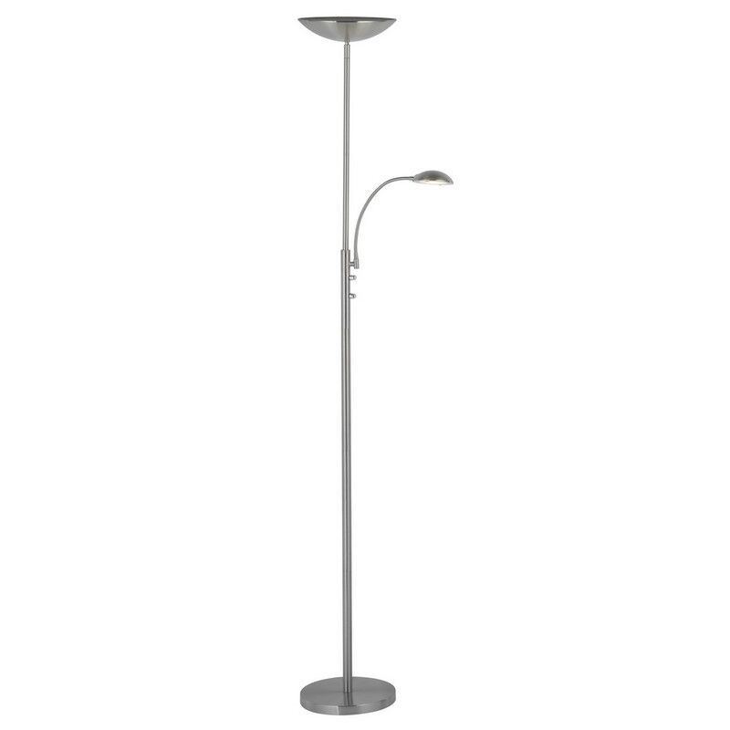 Nowoczesna lampa stojąca chromowana, Elina, 18W, 3000K LED Nowoczesna lampa stojąca chromowana, Elina, 18W, 3000K LED